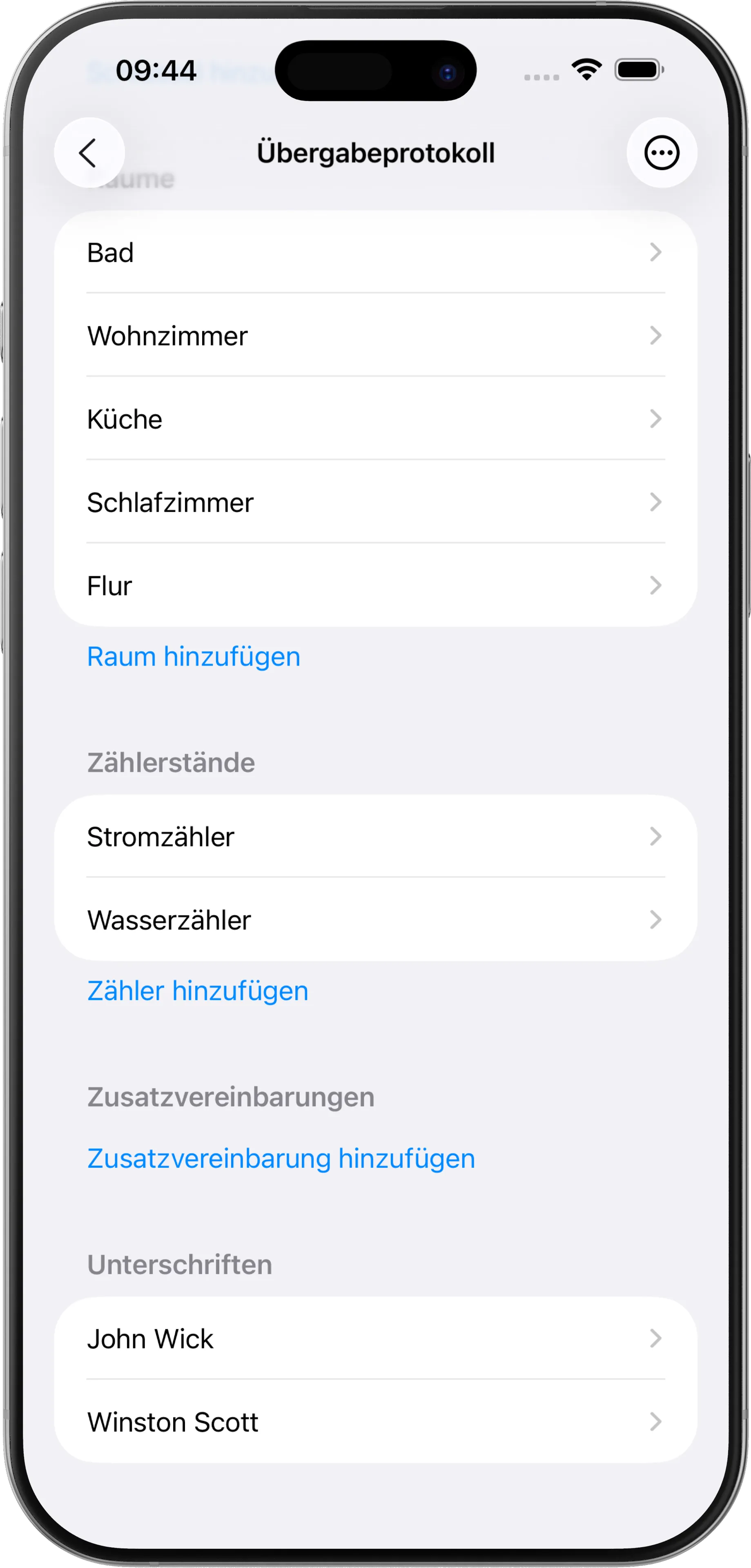 iPhone App Ansicht 4